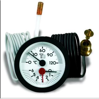 Thermomanometer 0-120°C 0-4 bar